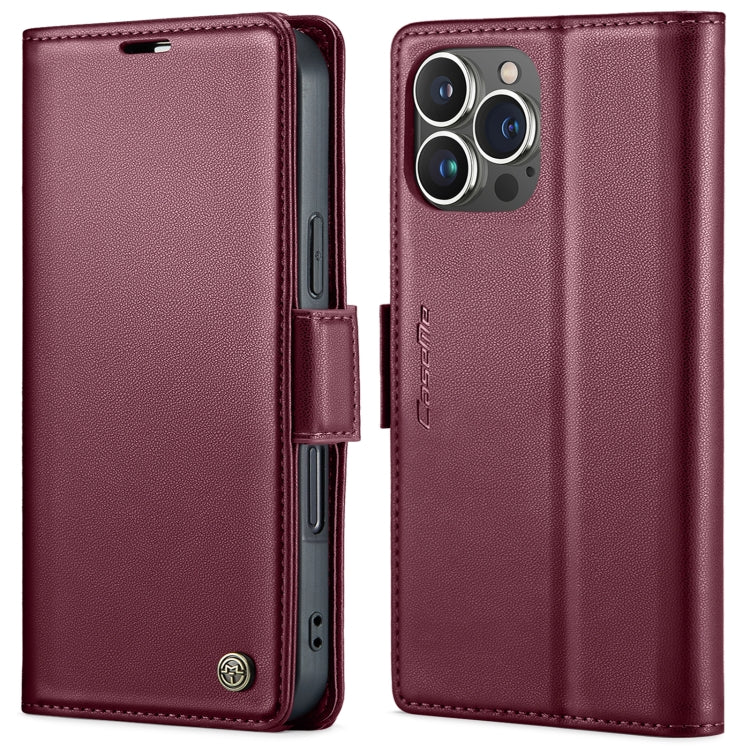 CaseMe 023 Butterfly Buckle Litchi Texture RFID Anti-theft Leather Phone Case, For iPhone 14, For iPhone 15 Pro Max, For iPhone 15 Pro, For iPhone 14 Plus, For iPhone 14 Pro, For iPhone 15 Plus, For iPhone 15, For iPhone 14 Pro Max, For iPhone 13������...