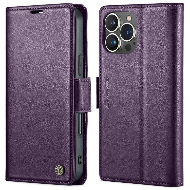 CaseMe 023 Butterfly Buckle Litchi Texture RFID Anti-theft Leather Phone Case, For iPhone 14, For iPhone 15 Pro Max, For iPhone 15 Pro, For iPhone 14 Plus, For iPhone 14 Pro, For iPhone 15 Plus, For iPhone 15, For iPhone 14 Pro Max, For iPhone 13������...
