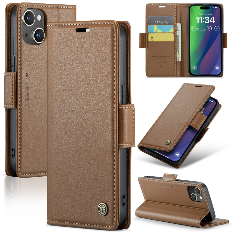 CaseMe 023 Butterfly Buckle Litchi Texture RFID Anti-theft Leather Phone Case, For iPhone 14, For iPhone 15 Pro Max, For iPhone 15 Pro, For iPhone 14 Plus, For iPhone 14 Pro, For iPhone 15 Plus, For iPhone 15, For iPhone 14 Pro Max, For iPhone 13������...