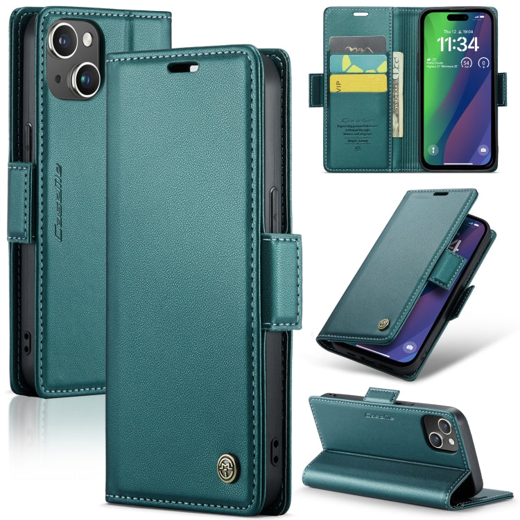 CaseMe 023 Butterfly Buckle Litchi Texture RFID Anti-theft Leather Phone Case, For iPhone 14, For iPhone 15 Pro Max, For iPhone 15 Pro, For iPhone 14 Plus, For iPhone 14 Pro, For iPhone 15 Plus, For iPhone 15, For iPhone 14 Pro Max, For iPhone 13������...