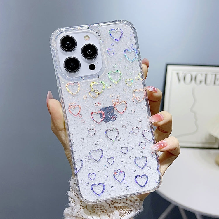 Little Star Series Glitter Powder TPU Phone Case, For iPhone 14, For iPhone 14 Pro, For iPhone 14 Pro Max, For iPhone 13, For iPhone 13 Pro, For iPhone 13 Pro Max, For iPhone 12, For iPhone 12 Pro, For iPhone 12 Pro Max