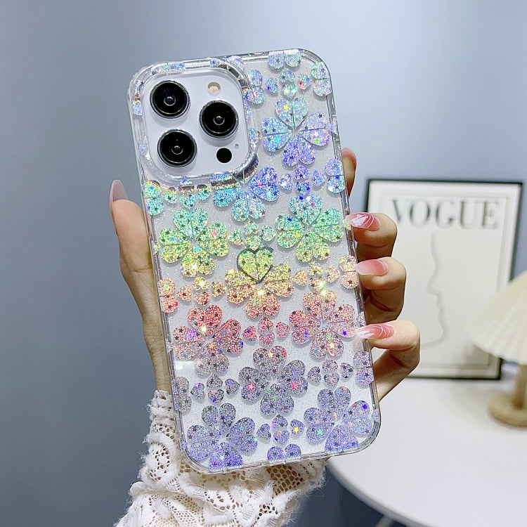 Little Star Series Glitter Powder TPU Phone Case, For iPhone 14, For iPhone 14 Pro, For iPhone 14 Pro Max, For iPhone 13, For iPhone 13 Pro, For iPhone 13 Pro Max, For iPhone 12, For iPhone 12 Pro, For iPhone 12 Pro Max