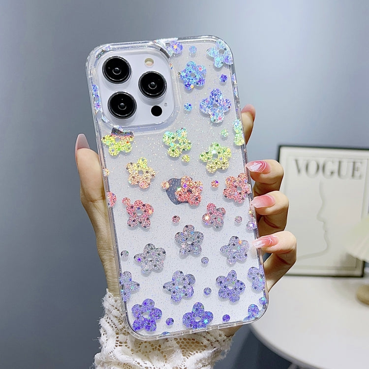 Little Star Series Glitter Powder TPU Phone Case, For iPhone 14, For iPhone 14 Pro, For iPhone 14 Pro Max, For iPhone 13, For iPhone 13 Pro, For iPhone 13 Pro Max, For iPhone 12, For iPhone 12 Pro, For iPhone 12 Pro Max
