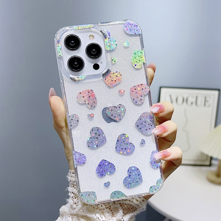 Little Star Series Glitter Powder TPU Phone Case, For iPhone 14, For iPhone 14 Pro, For iPhone 14 Pro Max, For iPhone 13, For iPhone 13 Pro, For iPhone 13 Pro Max, For iPhone 12, For iPhone 12 Pro, For iPhone 12 Pro Max