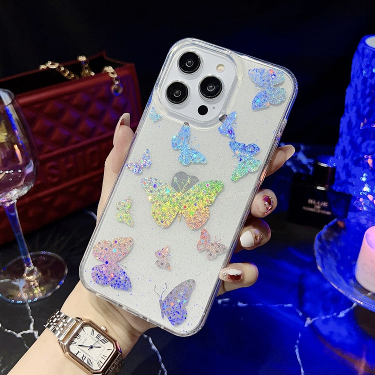 Little Star Series Glitter Powder TPU Phone Case, For iPhone 14, For iPhone 14 Pro, For iPhone 14 Pro Max, For iPhone 13, For iPhone 13 Pro, For iPhone 13 Pro Max, For iPhone 12, For iPhone 12 Pro, For iPhone 12 Pro Max