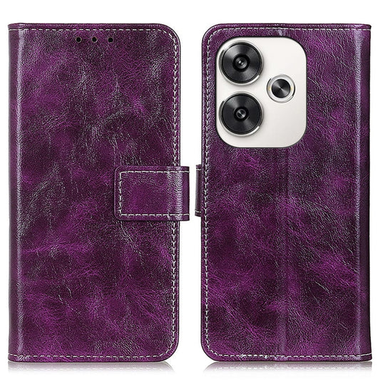 Retro Crazy Horse Texture Leather Phone Case