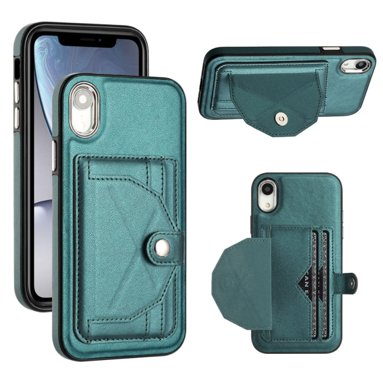 Shockproof Leather Phone Case with Card Holder, For iPhone XS Max, For iPhone XR, For iPhone X / XS, For iPhone SE 2022/SE 2020/6/7/8, For iPhone 6 Plus/7 Plus/8 Plus