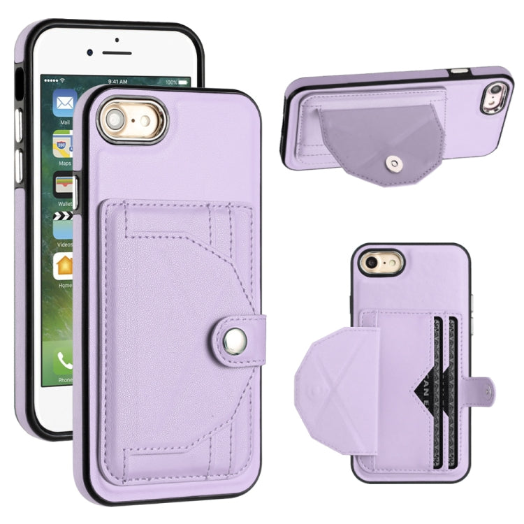 Shockproof Leather Phone Case with Card Holder, For iPhone XS Max, For iPhone XR, For iPhone X / XS, For iPhone SE 2022/SE 2020/6/7/8, For iPhone 6 Plus/7 Plus/8 Plus