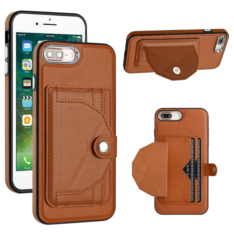 Shockproof Leather Phone Case with Card Holder, For iPhone XS Max, For iPhone XR, For iPhone X / XS, For iPhone SE 2022/SE 2020/6/7/8, For iPhone 6 Plus/7 Plus/8 Plus