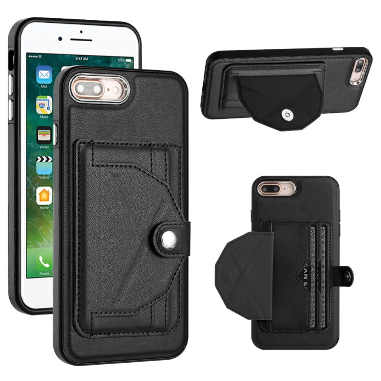 Shockproof Leather Phone Case with Card Holder, For iPhone XS Max, For iPhone XR, For iPhone X / XS, For iPhone SE 2022/SE 2020/6/7/8, For iPhone 6 Plus/7 Plus/8 Plus
