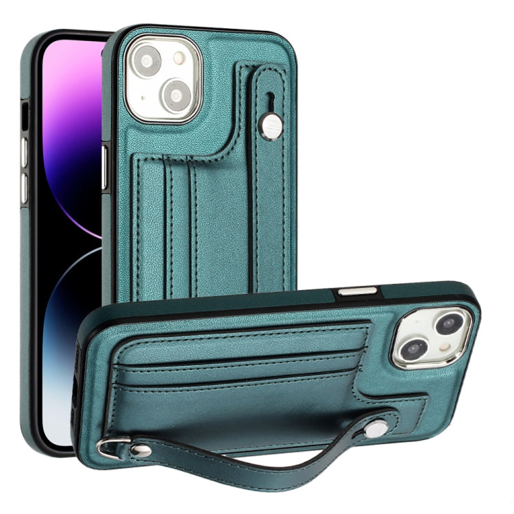 Shockproof Leather Phone Case with Wrist Strap, For iPhone 15 Pro Max, For iPhone 14, For iPhone 14 Plus, For iPhone 15 Pro, For iPhone 15 Plus, For iPhone 14 Pro, For iPhone 15, For iPhone 14 Pro Max, For iPhone 13, For iPhone 13 Pro������������������...