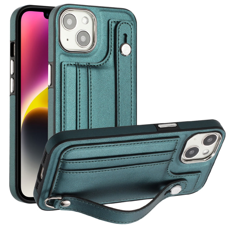 Shockproof Leather Phone Case with Wrist Strap, For iPhone 15 Pro Max, For iPhone 14, For iPhone 14 Plus, For iPhone 15 Pro, For iPhone 15 Plus, For iPhone 14 Pro, For iPhone 15, For iPhone 14 Pro Max, For iPhone 13, For iPhone 13 Pro������������������...