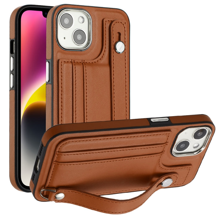 Shockproof Leather Phone Case with Wrist Strap, For iPhone 15 Pro Max, For iPhone 14, For iPhone 14 Plus, For iPhone 15 Pro, For iPhone 15 Plus, For iPhone 14 Pro, For iPhone 15, For iPhone 14 Pro Max, For iPhone 13, For iPhone 13 Pro������������������...