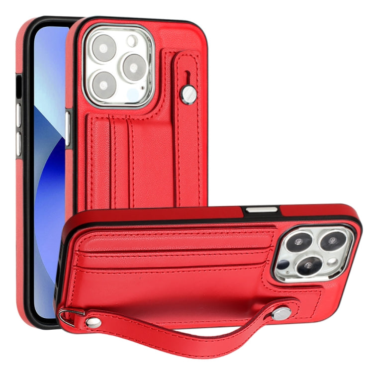 Shockproof Leather Phone Case with Wrist Strap, For iPhone 15 Pro Max, For iPhone 14, For iPhone 14 Plus, For iPhone 15 Pro, For iPhone 15 Plus, For iPhone 14 Pro, For iPhone 15, For iPhone 14 Pro Max, For iPhone 13, For iPhone 13 Pro������������������...