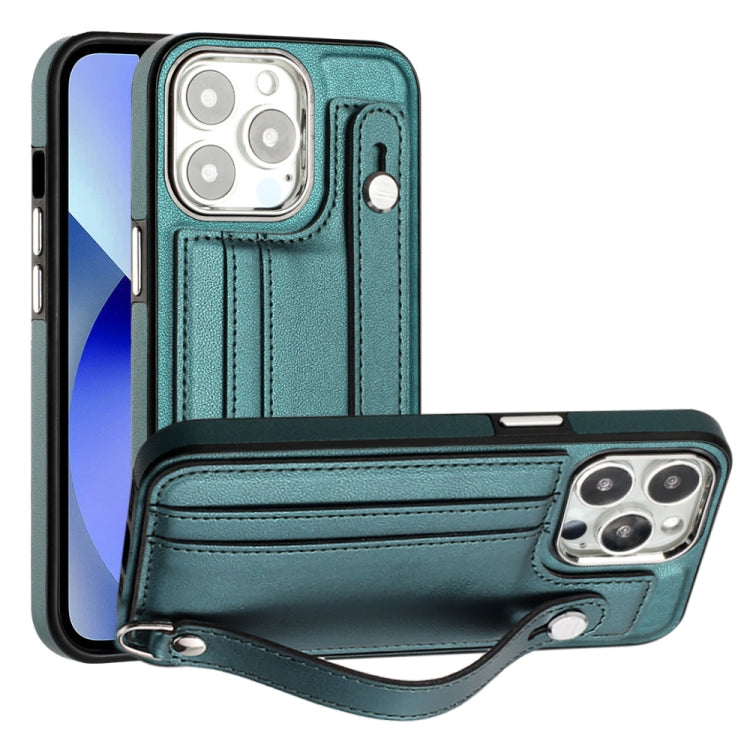 Shockproof Leather Phone Case with Wrist Strap, For iPhone 15 Pro Max, For iPhone 14, For iPhone 14 Plus, For iPhone 15 Pro, For iPhone 15 Plus, For iPhone 14 Pro, For iPhone 15, For iPhone 14 Pro Max, For iPhone 13, For iPhone 13 Pro������������������...