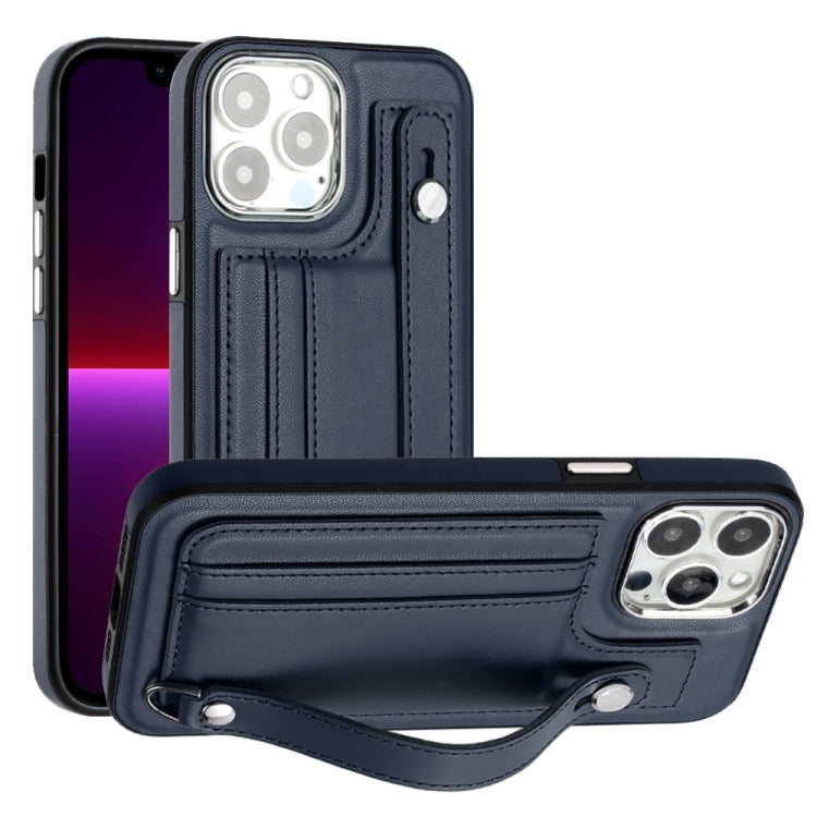 Shockproof Leather Phone Case with Wrist Strap, For iPhone 15 Pro Max, For iPhone 14, For iPhone 14 Plus, For iPhone 15 Pro, For iPhone 15 Plus, For iPhone 14 Pro, For iPhone 15, For iPhone 14 Pro Max, For iPhone 13, For iPhone 13 Pro������������������...