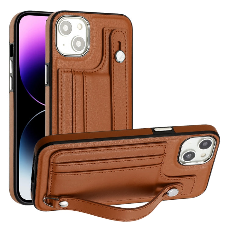 Shockproof Leather Phone Case with Wrist Strap, For iPhone 15 Pro Max, For iPhone 14, For iPhone 14 Plus, For iPhone 15 Pro, For iPhone 15 Plus, For iPhone 14 Pro, For iPhone 15, For iPhone 14 Pro Max, For iPhone 13, For iPhone 13 Pro������������������...