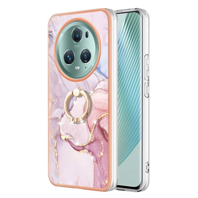 Electroplating Marble IMD TPU Phone Case with Ring Holder, For Honor X6b, For Honor 200 Lite Global, For Honor X7b 4G / 5G, For Honor X8b, For Honor X9b, For Honor X6a, For Honor 90 Lite 5G, For Honor 90 5G, For Honor Magic5 Pro, For Honor X8a���������...