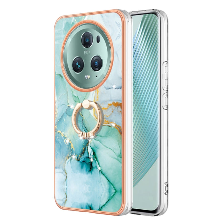 Electroplating Marble IMD TPU Phone Case with Ring Holder, For Honor X6b, For Honor 200 Lite Global, For Honor X7b 4G / 5G, For Honor X8b, For Honor X9b, For Honor X6a, For Honor 90 Lite 5G, For Honor 90 5G, For Honor Magic5 Pro, For Honor X8a���������...