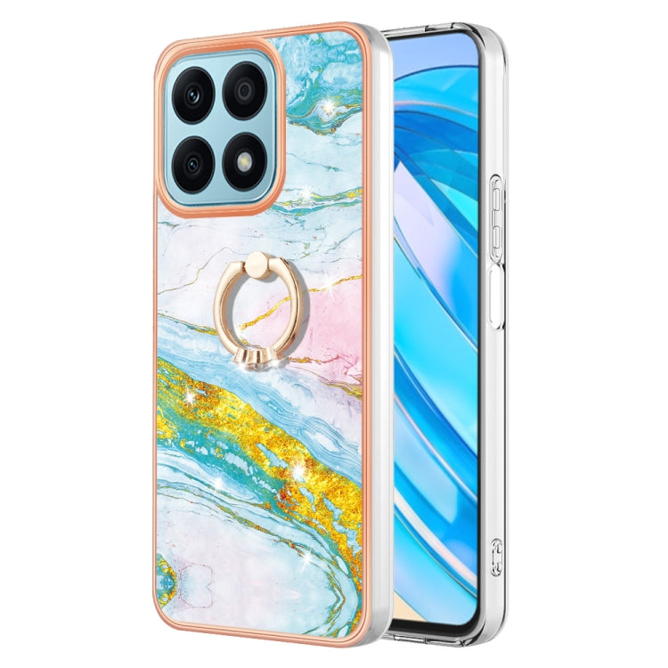 Electroplating Marble IMD TPU Phone Case with Ring Holder, For Honor X6b, For Honor 200 Lite Global, For Honor X7b 4G / 5G, For Honor X8b, For Honor X9b, For Honor X6a, For Honor 90 Lite 5G, For Honor 90 5G, For Honor Magic5 Pro, For Honor X8a���������...