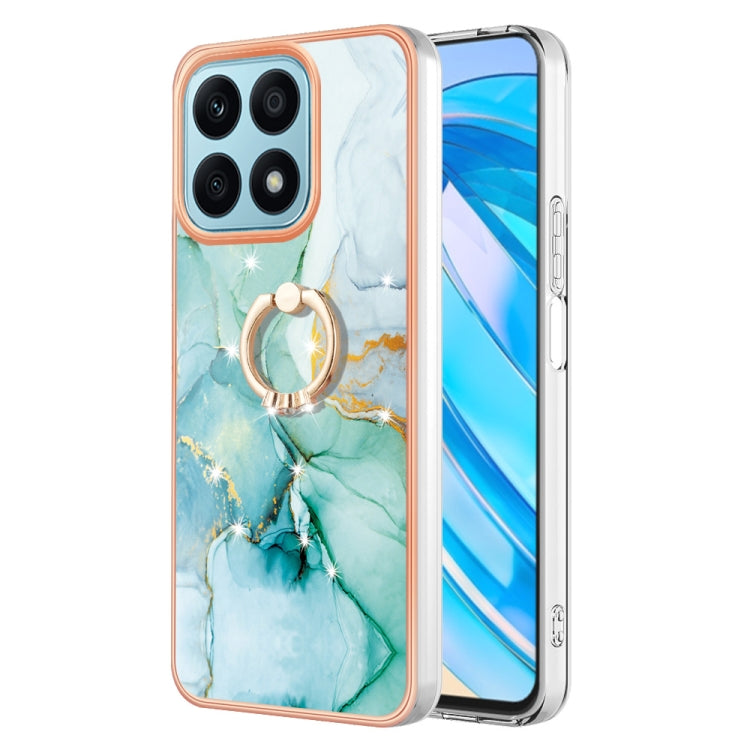 Electroplating Marble IMD TPU Phone Case with Ring Holder, For Honor X6b, For Honor 200 Lite Global, For Honor X7b 4G / 5G, For Honor X8b, For Honor X9b, For Honor X6a, For Honor 90 Lite 5G, For Honor 90 5G, For Honor Magic5 Pro, For Honor X8a���������...