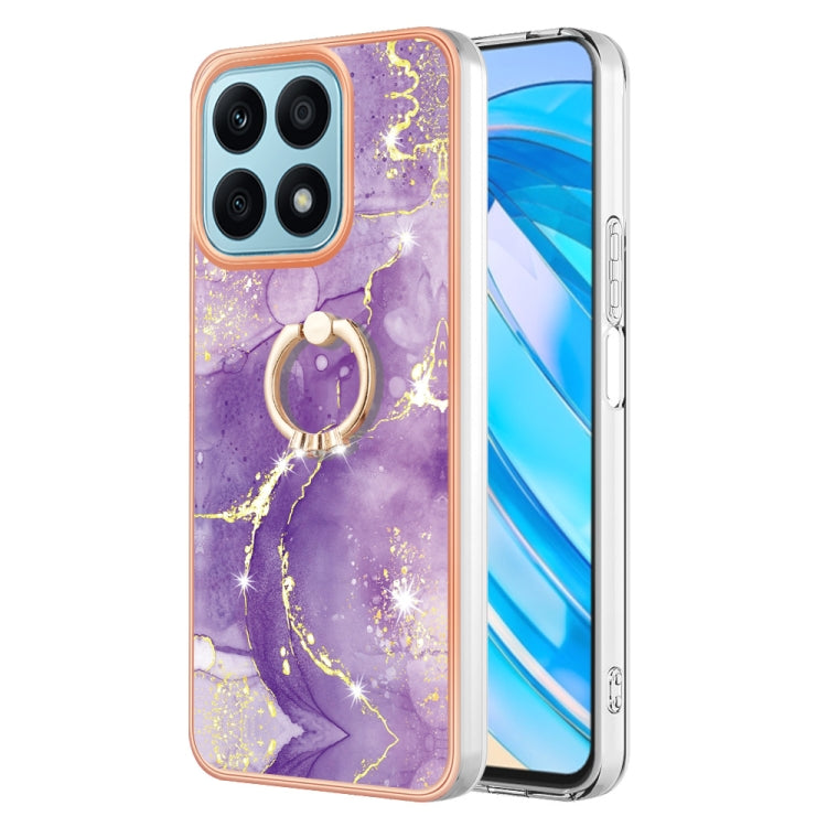 Electroplating Marble IMD TPU Phone Case with Ring Holder, For Honor X6b, For Honor 200 Lite Global, For Honor X7b 4G / 5G, For Honor X8b, For Honor X9b, For Honor X6a, For Honor 90 Lite 5G, For Honor 90 5G, For Honor Magic5 Pro, For Honor X8a���������...