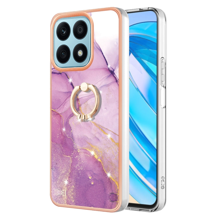 Electroplating Marble IMD TPU Phone Case with Ring Holder, For Honor X6b, For Honor 200 Lite Global, For Honor X7b 4G / 5G, For Honor X8b, For Honor X9b, For Honor X6a, For Honor 90 Lite 5G, For Honor 90 5G, For Honor Magic5 Pro, For Honor X8a���������...