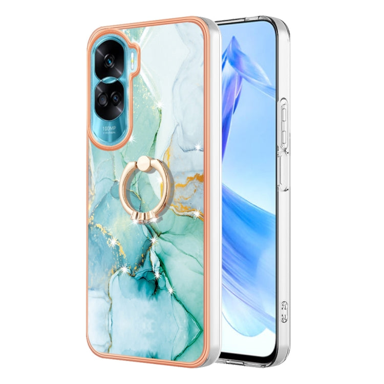Electroplating Marble IMD TPU Phone Case with Ring Holder, For Honor X6b, For Honor 200 Lite Global, For Honor X7b 4G / 5G, For Honor X8b, For Honor X9b, For Honor X6a, For Honor 90 Lite 5G, For Honor 90 5G, For Honor Magic5 Pro, For Honor X8a���������...