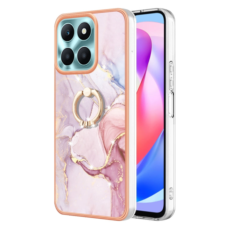 Electroplating Marble IMD TPU Phone Case with Ring Holder, For Honor X6b, For Honor 200 Lite Global, For Honor X7b 4G / 5G, For Honor X8b, For Honor X9b, For Honor X6a, For Honor 90 Lite 5G, For Honor 90 5G, For Honor Magic5 Pro, For Honor X8a���������...