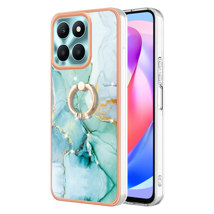 Electroplating Marble IMD TPU Phone Case with Ring Holder, For Honor X6b, For Honor 200 Lite Global, For Honor X7b 4G / 5G, For Honor X8b, For Honor X9b, For Honor X6a, For Honor 90 Lite 5G, For Honor 90 5G, For Honor Magic5 Pro, For Honor X8a���������...