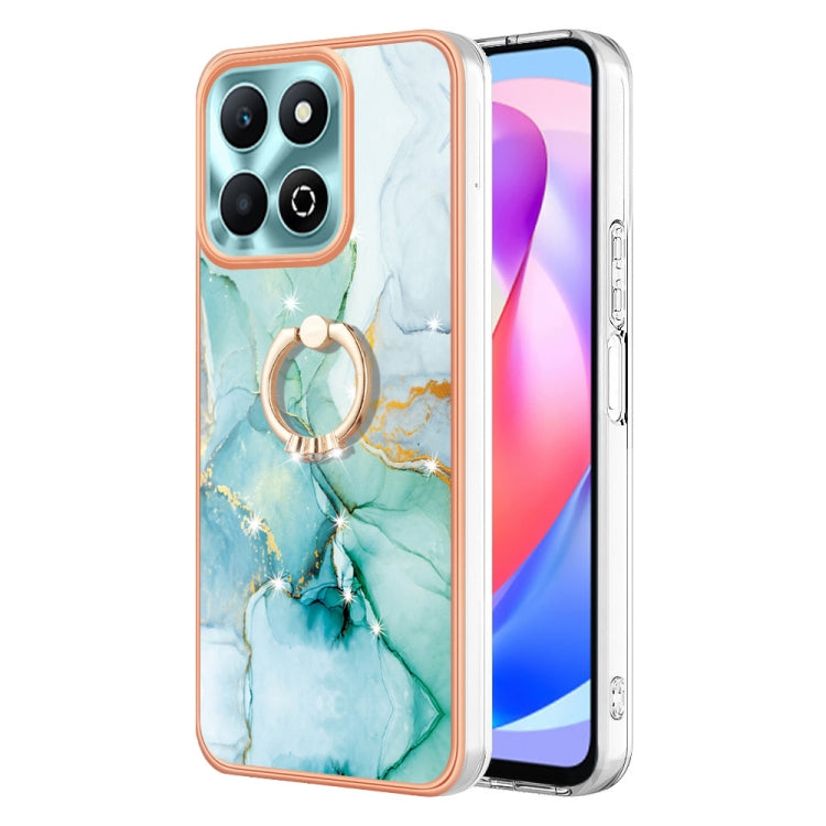 Electroplating Marble IMD TPU Phone Case with Ring Holder, For Honor X6b, For Honor 200 Lite Global, For Honor X7b 4G / 5G, For Honor X8b, For Honor X9b, For Honor X6a, For Honor 90 Lite 5G, For Honor 90 5G, For Honor Magic5 Pro, For Honor X8a���������...