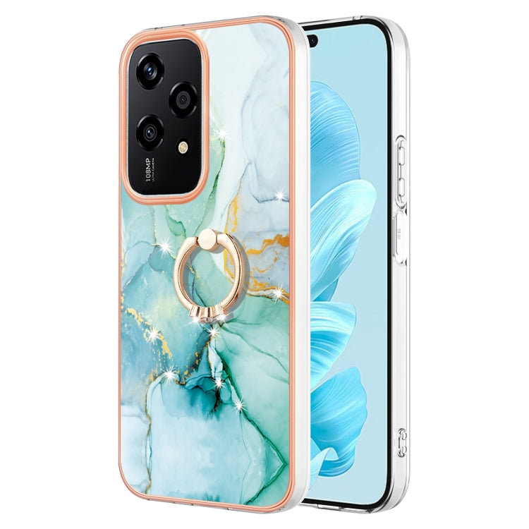 Electroplating Marble IMD TPU Phone Case with Ring Holder, For Honor X6b, For Honor 200 Lite Global, For Honor X7b 4G / 5G, For Honor X8b, For Honor X9b, For Honor X6a, For Honor 90 Lite 5G, For Honor 90 5G, For Honor Magic5 Pro, For Honor X8a���������...