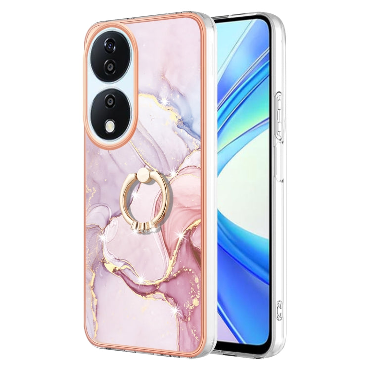 Electroplating Marble IMD TPU Phone Case with Ring Holder, For Honor X6b, For Honor 200 Lite Global, For Honor X7b 4G / 5G, For Honor X8b, For Honor X9b, For Honor X6a, For Honor 90 Lite 5G, For Honor 90 5G, For Honor Magic5 Pro, For Honor X8a���������...