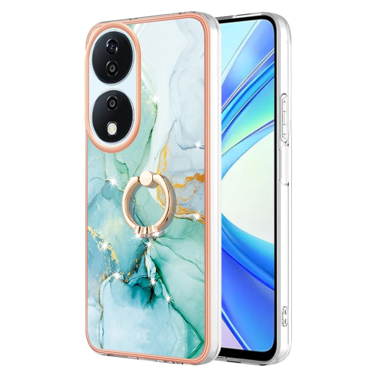 Electroplating Marble IMD TPU Phone Case with Ring Holder, For Honor X6b, For Honor 200 Lite Global, For Honor X7b 4G / 5G, For Honor X8b, For Honor X9b, For Honor X6a, For Honor 90 Lite 5G, For Honor 90 5G, For Honor Magic5 Pro, For Honor X8a���������...
