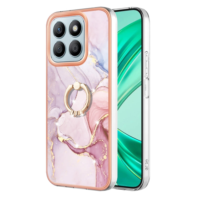 Electroplating Marble IMD TPU Phone Case with Ring Holder, For Honor X6b, For Honor 200 Lite Global, For Honor X7b 4G / 5G, For Honor X8b, For Honor X9b, For Honor X6a, For Honor 90 Lite 5G, For Honor 90 5G, For Honor Magic5 Pro, For Honor X8a���������...
