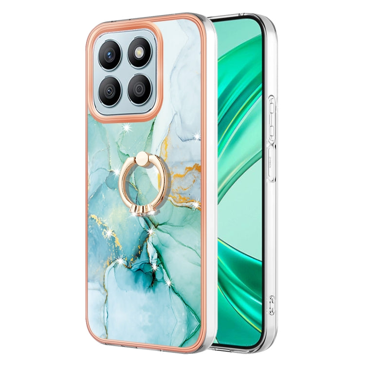 Electroplating Marble IMD TPU Phone Case with Ring Holder, For Honor X6b, For Honor 200 Lite Global, For Honor X7b 4G / 5G, For Honor X8b, For Honor X9b, For Honor X6a, For Honor 90 Lite 5G, For Honor 90 5G, For Honor Magic5 Pro, For Honor X8a���������...