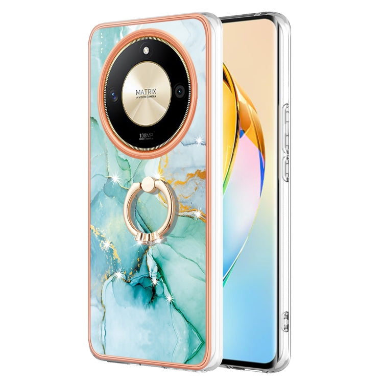 Electroplating Marble IMD TPU Phone Case with Ring Holder, For Honor X6b, For Honor 200 Lite Global, For Honor X7b 4G / 5G, For Honor X8b, For Honor X9b, For Honor X6a, For Honor 90 Lite 5G, For Honor 90 5G, For Honor Magic5 Pro, For Honor X8a���������...