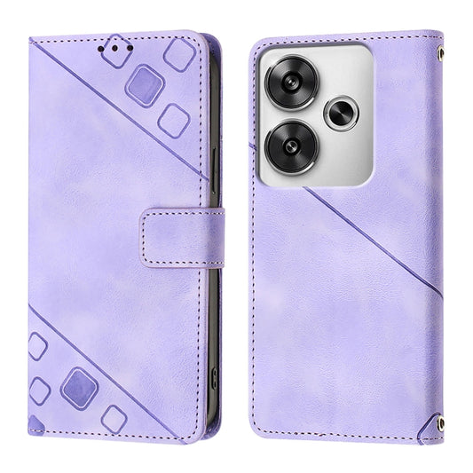 Skin Feel Embossed Leather Phone Case
