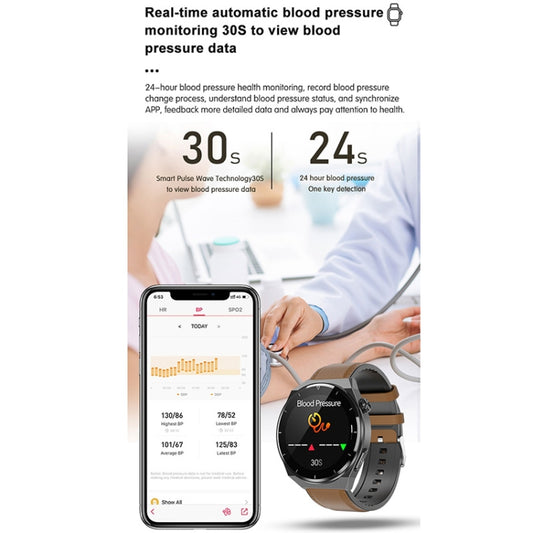 TK20 1.39 inch Silicone Band Smart Watch Supports ECG / Remote Families Care / Body Temperature Monitoring