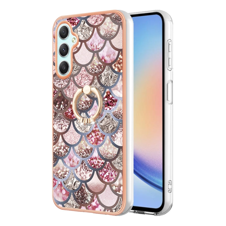 Electroplating IMD TPU Phone Case with Ring
