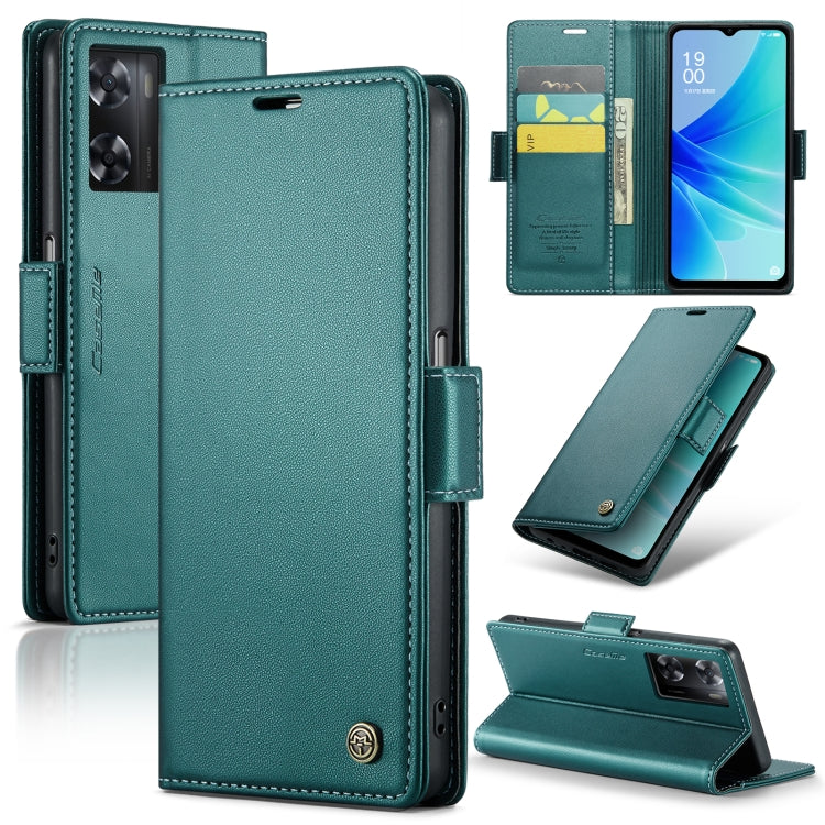 CaseMe 023 Butterfly Buckle Litchi Texture RFID Anti-theft Leather Phone Case, For OPPO Reno10 5G Global／Reno10 Pro Global, For OPPO Reno8 T 4G, For OPPO A57 4G Global/A57s 4G Global, For OPPO A77 4G Global / A57e 4G, For OPPO A78 4G, For OPPO A77s����...