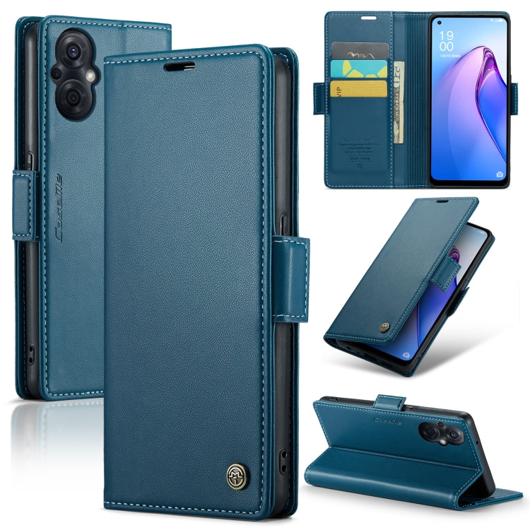 CaseMe 023 Butterfly Buckle Litchi Texture RFID Anti-theft Leather Phone Case, For OPPO Reno10 5G Global／Reno10 Pro Global, For OPPO Reno8 T 4G, For OPPO A57 4G Global/A57s 4G Global, For OPPO A77 4G Global / A57e 4G, For OPPO A78 4G, For OPPO A77s����...
