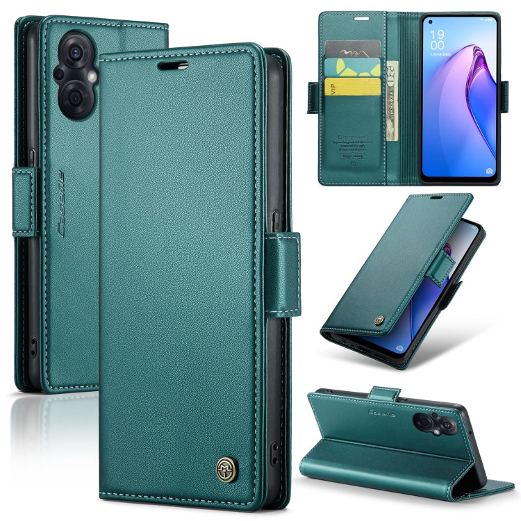 CaseMe 023 Butterfly Buckle Litchi Texture RFID Anti-theft Leather Phone Case, For OPPO Reno10 5G Global／Reno10 Pro Global, For OPPO Reno8 T 4G, For OPPO A57 4G Global/A57s 4G Global, For OPPO A77 4G Global / A57e 4G, For OPPO A78 4G, For OPPO A77s����...