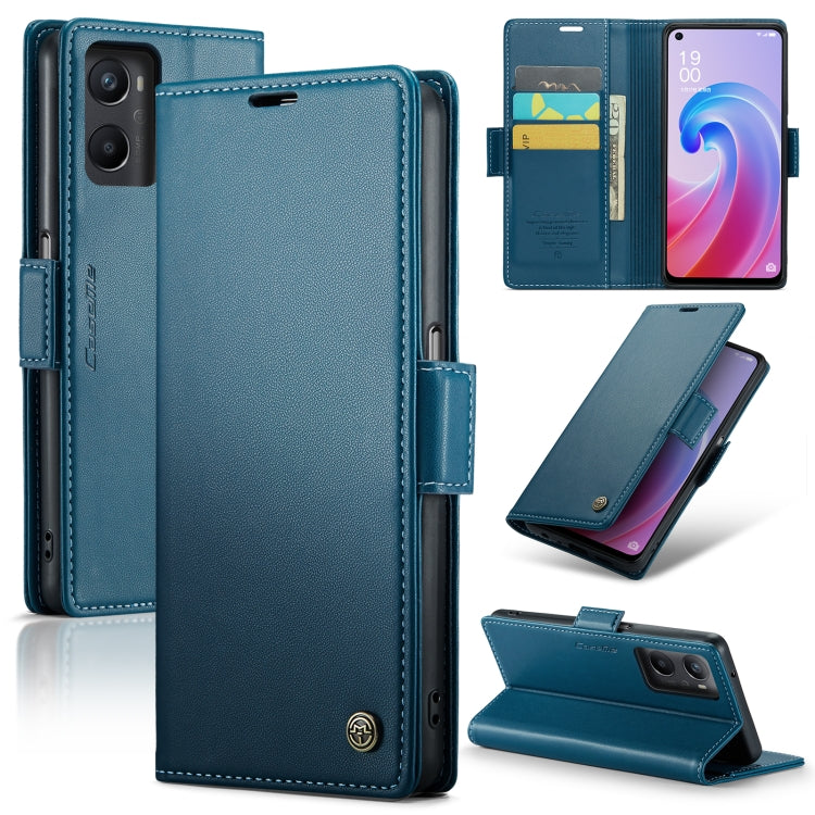 CaseMe 023 Butterfly Buckle Litchi Texture RFID Anti-theft Leather Phone Case, For OPPO Reno10 5G Global／Reno10 Pro Global, For OPPO Reno8 T 4G, For OPPO A57 4G Global/A57s 4G Global, For OPPO A77 4G Global / A57e 4G, For OPPO A78 4G, For OPPO A77s����...