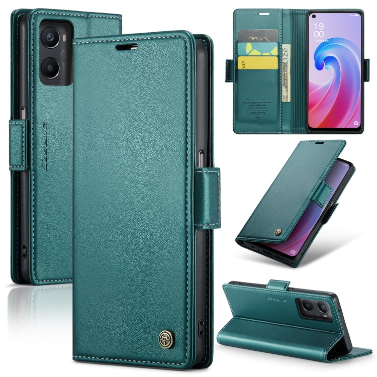 CaseMe 023 Butterfly Buckle Litchi Texture RFID Anti-theft Leather Phone Case, For OPPO Reno10 5G Global／Reno10 Pro Global, For OPPO Reno8 T 4G, For OPPO A57 4G Global/A57s 4G Global, For OPPO A77 4G Global / A57e 4G, For OPPO A78 4G, For OPPO A77s����...