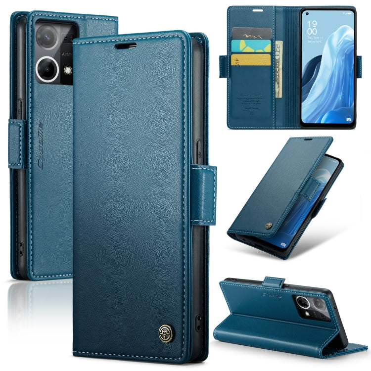 CaseMe 023 Butterfly Buckle Litchi Texture RFID Anti-theft Leather Phone Case, For OPPO Reno10 5G Global／Reno10 Pro Global, For OPPO Reno8 T 4G, For OPPO A57 4G Global/A57s 4G Global, For OPPO A77 4G Global / A57e 4G, For OPPO A78 4G, For OPPO A77s����...