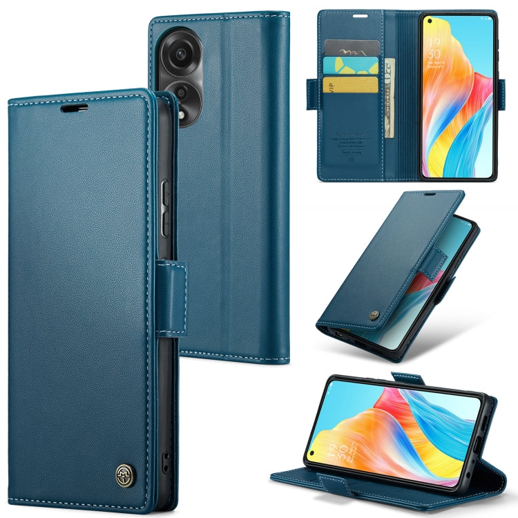 CaseMe 023 Butterfly Buckle Litchi Texture RFID Anti-theft Leather Phone Case, For OPPO Reno10 5G Global／Reno10 Pro Global, For OPPO Reno8 T 4G, For OPPO A57 4G Global/A57s 4G Global, For OPPO A77 4G Global / A57e 4G, For OPPO A78 4G, For OPPO A77s����...