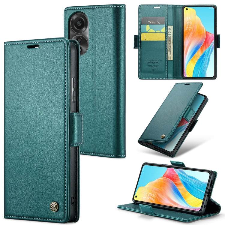 CaseMe 023 Butterfly Buckle Litchi Texture RFID Anti-theft Leather Phone Case, For OPPO Reno10 5G Global／Reno10 Pro Global, For OPPO Reno8 T 4G, For OPPO A57 4G Global/A57s 4G Global, For OPPO A77 4G Global / A57e 4G, For OPPO A78 4G, For OPPO A77s����...