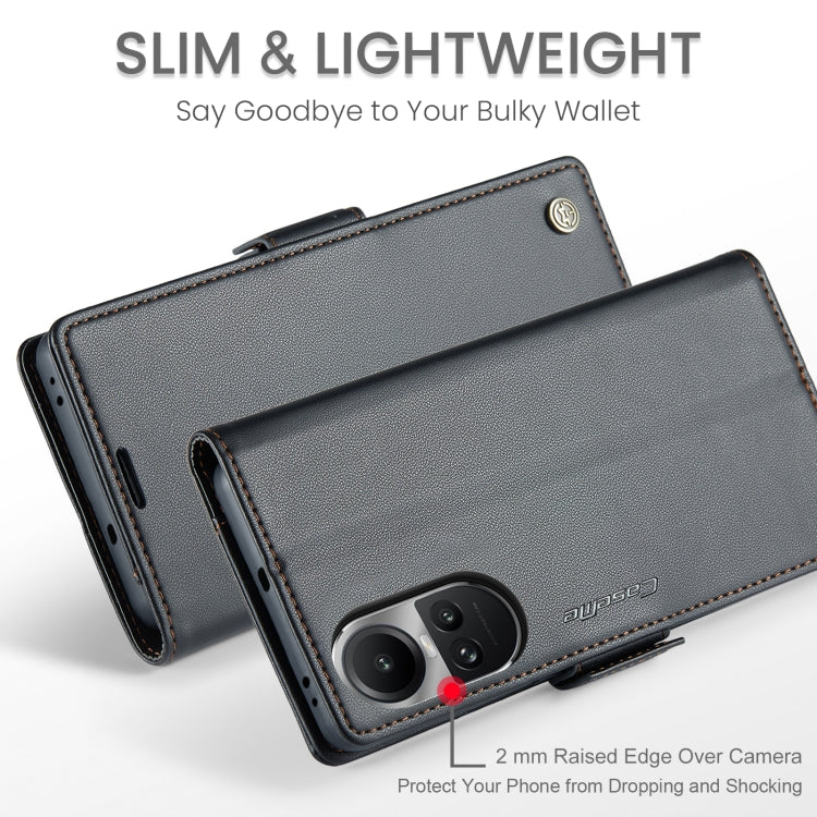 CaseMe 023 Butterfly Buckle Litchi Texture RFID Anti-theft Leather Phone Case, For OPPO Reno10 5G Global／Reno10 Pro Global, For OPPO Reno8 T 4G, For OPPO A57 4G Global/A57s 4G Global, For OPPO A77 4G Global / A57e 4G, For OPPO A78 4G, For OPPO A77s����...