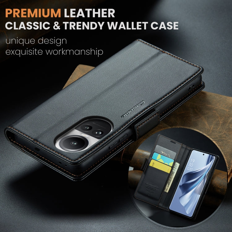 CaseMe 023 Butterfly Buckle Litchi Texture RFID Anti-theft Leather Phone Case, For OPPO Reno10 5G Global／Reno10 Pro Global, For OPPO Reno8 T 4G, For OPPO A57 4G Global/A57s 4G Global, For OPPO A77 4G Global / A57e 4G, For OPPO A78 4G, For OPPO A77s����...